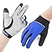 Zookki Work Gloves,Full finger-Blue,M(6.7inches-7.9inches)