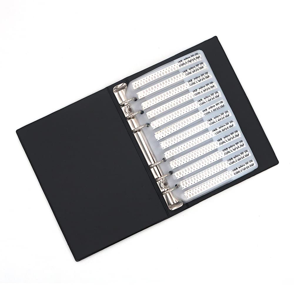 Fasizi Capacitor 1206 (0.5pF~1uF) 80 Value x 25pcs = 2000pcs SMD SMT Capacitor Combo Sample Book Kit