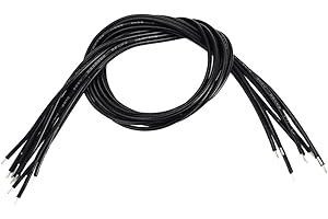 OSOLADY 50pcs 30cm Guitar Pickup Cable Set Microphone Wiring Wire for Electric and Acoustic Guitar Bass Connection