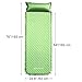 FreeLand Camping Sleeping Pad Self Inflating with Attached Pillow, Compact, Lightweight, Large, Green Color
