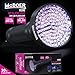 McDoer Blacklight Flashlight UV 109 LED with Ultraviolet Ink Marker for Urine Detection, Finding Scorpions, and Dog Cat Pee - 18 Watt, 385-395nm