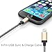 iPhone Charger, iOrange-E Apple Certified Braided Cable iPhone 6s Charger 3.3ft (1M) Short Cable for iPhone SE, iPhone 6 6S 6 Plus 5S 5C 5, iPad Air, iPad Pro, iPad Mini 4 and more, Gold
