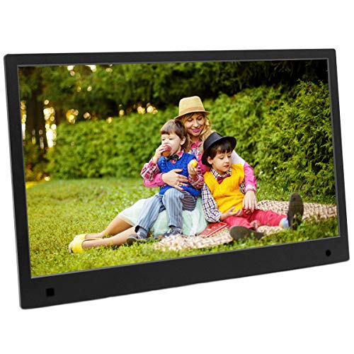 Digital Picture Frame, Jimwey 13.3 Inch 1920x1080 IPS Screen Digital Photo Frame with Motion Sensor, Support Video Music Video USB Drive SD Card, Also as an Advertising Machine, Calendar, Video Player - Thumbnail 7