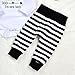 Newborn 4pcs Set Outfit Striped Hoodie with Romper Jumpsuit+ Striped Long Pants and Hat (70(0-3M), Long sleeve)