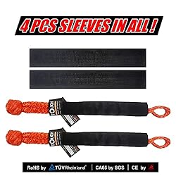 TOUGH 2 Pcs Synthetic Soft Shackle 1/2 Inch x 22