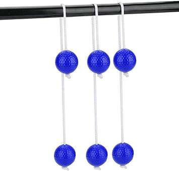 Amazon Alomejor ラダー ゴルフ ラダー ボール トス ゲーム スポーツ デラックス アウトドア ラダー ボール ゲーム 裏庭 パーティー キャンプ ビーチ ゲーム Alomejor アウトドア