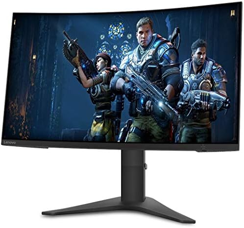 Lenovo G27c-10 Curved Gaming Monitor, 27" VA FHD, 165Hz, 1ms MPRT, AMD FreeSync, 1Display Port, 1HDMI, Audio Out, Tilt & Height Adjustable, VESA Mount, TÜV Rheinland Low Blue Light Certification