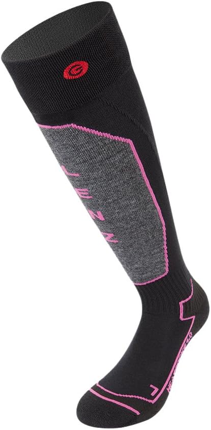 Lenz Adult Heat Socks 1.0, Unisex, 1015, black/pink