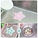3 Pcs Silicone Drain Hair Catcher, Kitchen Sink Strainer - Bathroom Shower Sink Stopper - Drain Cover Hair Trap, Filter for Kitchen Bathroom Tub