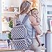Bamomby Diaper Bag Backpack, Multi-Function Travel Backpack Bags,Registry Baby Shower Gifts (Gray)