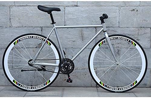 Naiyn 26 マウンテンバイク女子学生大人の自転車高炭素鋼ロードバイクレーシング仕事に学校ポータブル交通黒と白の色 Modernzeg Hu