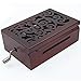 Wingostore Creative Engraved Wooden Music Box 30 Note movement DIY Music Box Make Yr Own Song with Tool Kit