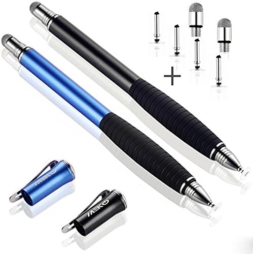 MEKO [2nd Gen] Universal Disc Stylus Pens, [2Pcs] [2 in 1 Precision
