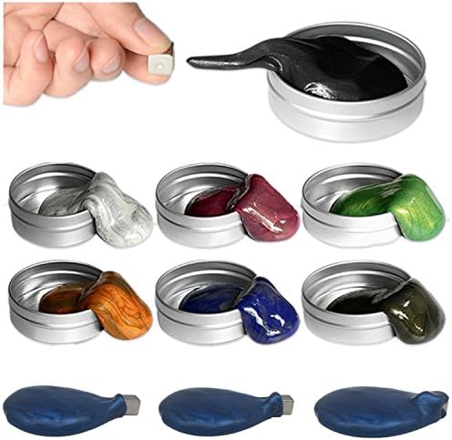 [Magnetic Slime Putty] by Kididdo Magnetic Putty,Is a Thinking  Slime with Silly Eyes, Magnet Fun Toy, Stress Reliever for Kids 3-10-Year-old, Super Attractor Crazy Slime Kit-6 Mini Tins