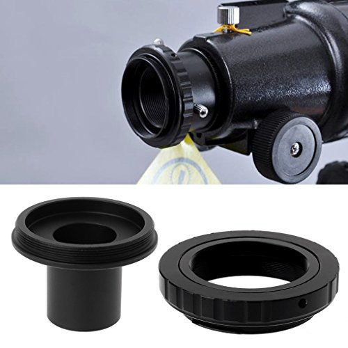 Hukai Bayonet Mount Telescope Camera Adapter For Canon EOS And Microscope Adapter With 23.2mm Eyepiece Ports Monocular Binocular