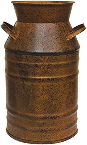 7 Inch Rusty Milk Can by The Hearthside Collection