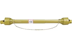 PTO Shaft, 1-3/8" PTO Drive Shaft, 6 Spline Tractor, Round Implement Ends PTO Driveline Shaft, for Finish Mower, Rotary Cutte