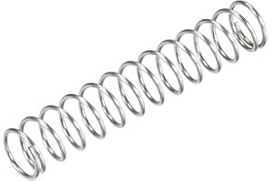 uxcell Compression Spring,304 Stainless Steel,18mm OD,1.6mm Wire Size,50mm Compressed Length,100mm Free Length,66.4N Load Cap