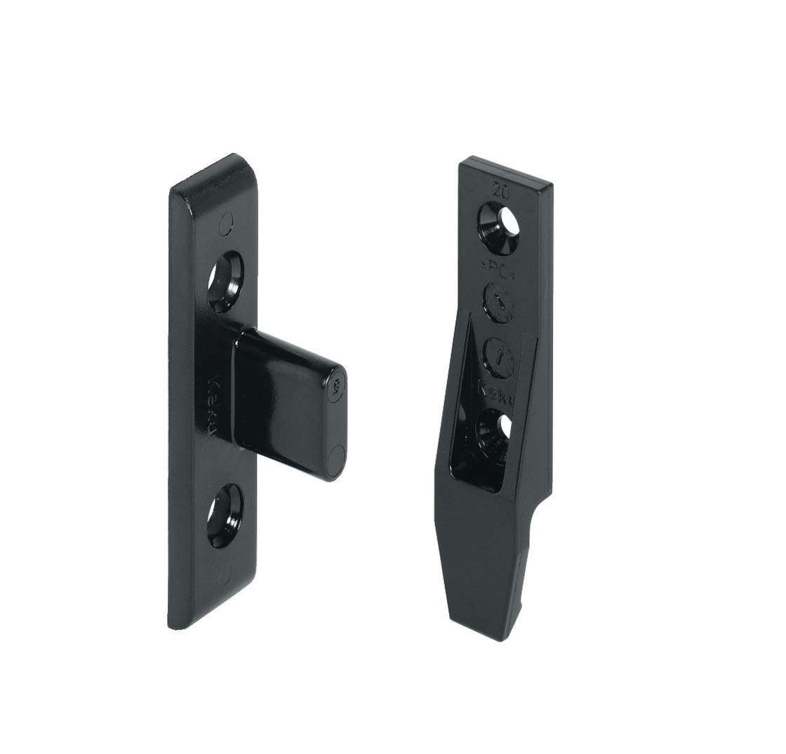 Keku Drop On/Hook On Push in Plinth Fasteners Fittings Press Fit Panel Clips x20