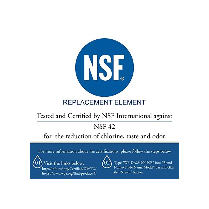 5Pack Replacement Samsung RF4287HARS/XAA Refrigerator Water Filter
