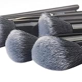 L COSMETIC(TM) Makeup Brushes Set Professional 15 Pcs Natural Hair Synthetic Cosmetic Brushes Eyeshadow Concealer Powder Brushes Kit and Brush Egg