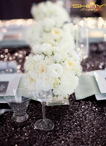 3 12x72+Black+Sequin+Table+Runner