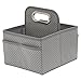 Delta Children Portable Nursery Caddy - Essential Lightweight Storage Bin with Multiple Compartments - Easy Storage/Organization Solution, Dove Grey