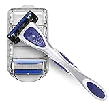Solimo 5-Blade Razor for Men with Precision Beard Trimmer, Handle & 2 Refills (Refills fit Solimo Razor Handles only)