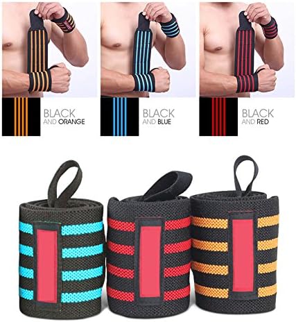 Weight Lifting Wristband Training Wrist Straps Wraps for Power lifting Workout Boxing Cross Training With Thumb Loop
