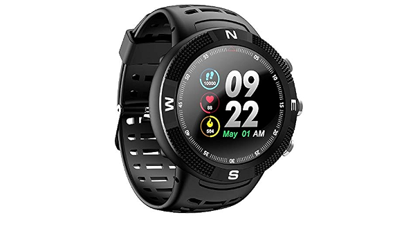 DTNO.I NO.1 F18 Smartwatch Deportivo Bluetooth 4.2 IP68 Impermeable Reloj  Inteligente GPS Recordatorio Mensaje de Llamada Podómetro Monitor de Sueño  (Rojo Lava) : Amazon.es: Electrónica