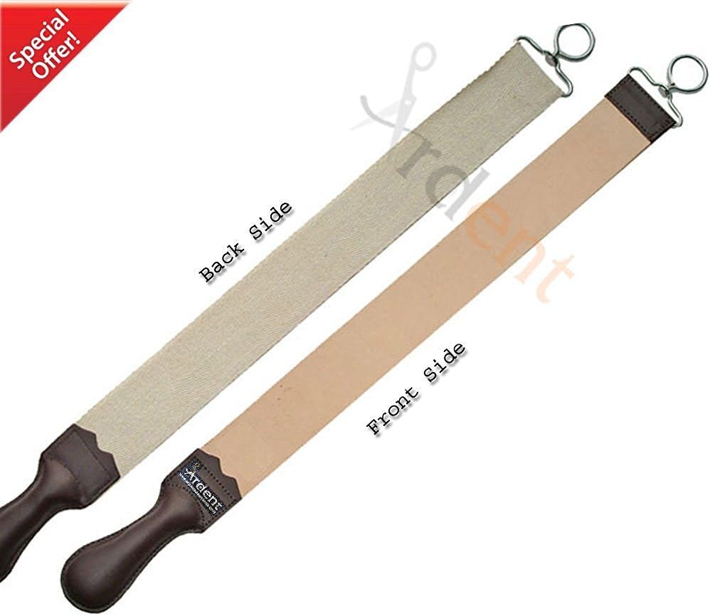 Ardent New Cow Leather Strop Belt Straight Razor Sharpening Tool With Foam Palm