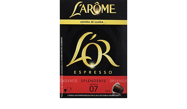 L'Arome Espresso - Splendete - Café Molido en Cápsulas - 10 capsulas -  [Pack de 4] : Amazon.es: Alimentación y bebidas