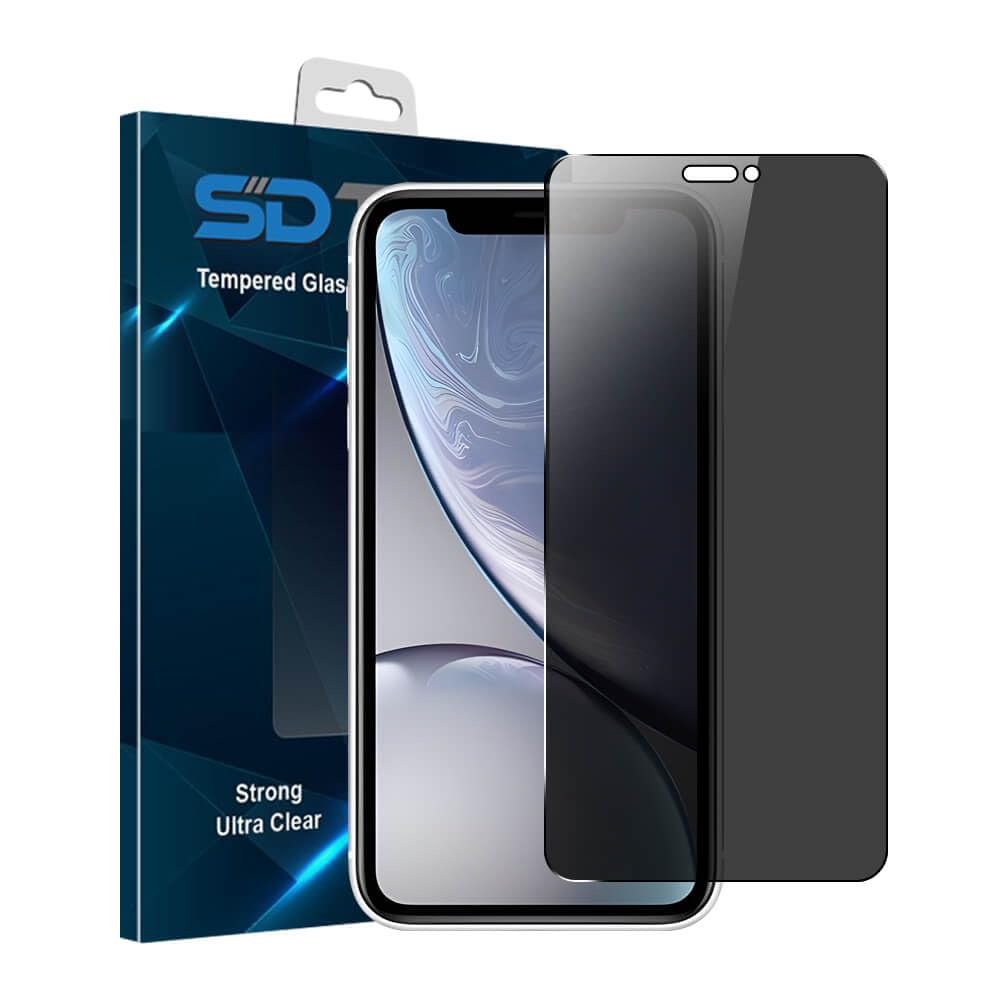 SDTEK for iPhone XR Privacy Screen Protector Tempered Glass Screen Guard Anti Peeking