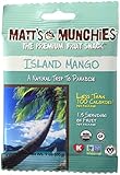 Matt's Munchies Organic Island Mango Fruit Snack 12 pack