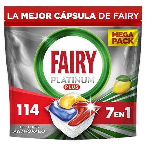 Platinum Plus Cápsulas Lavavajillas Para Máquina Limón, 6x19 Cápsulas