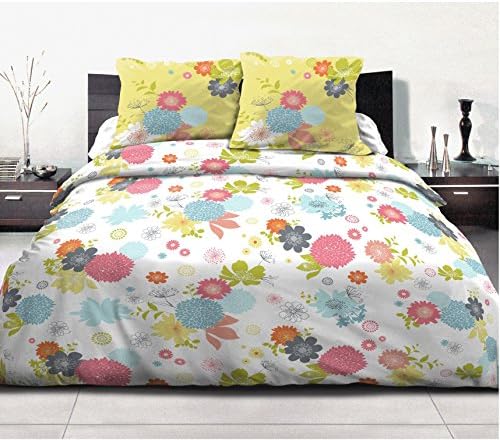 Home Passion 60502 57 Yarns Summer Duvet Cotton Linen, Pack of 3 Green 240 x 260 cm