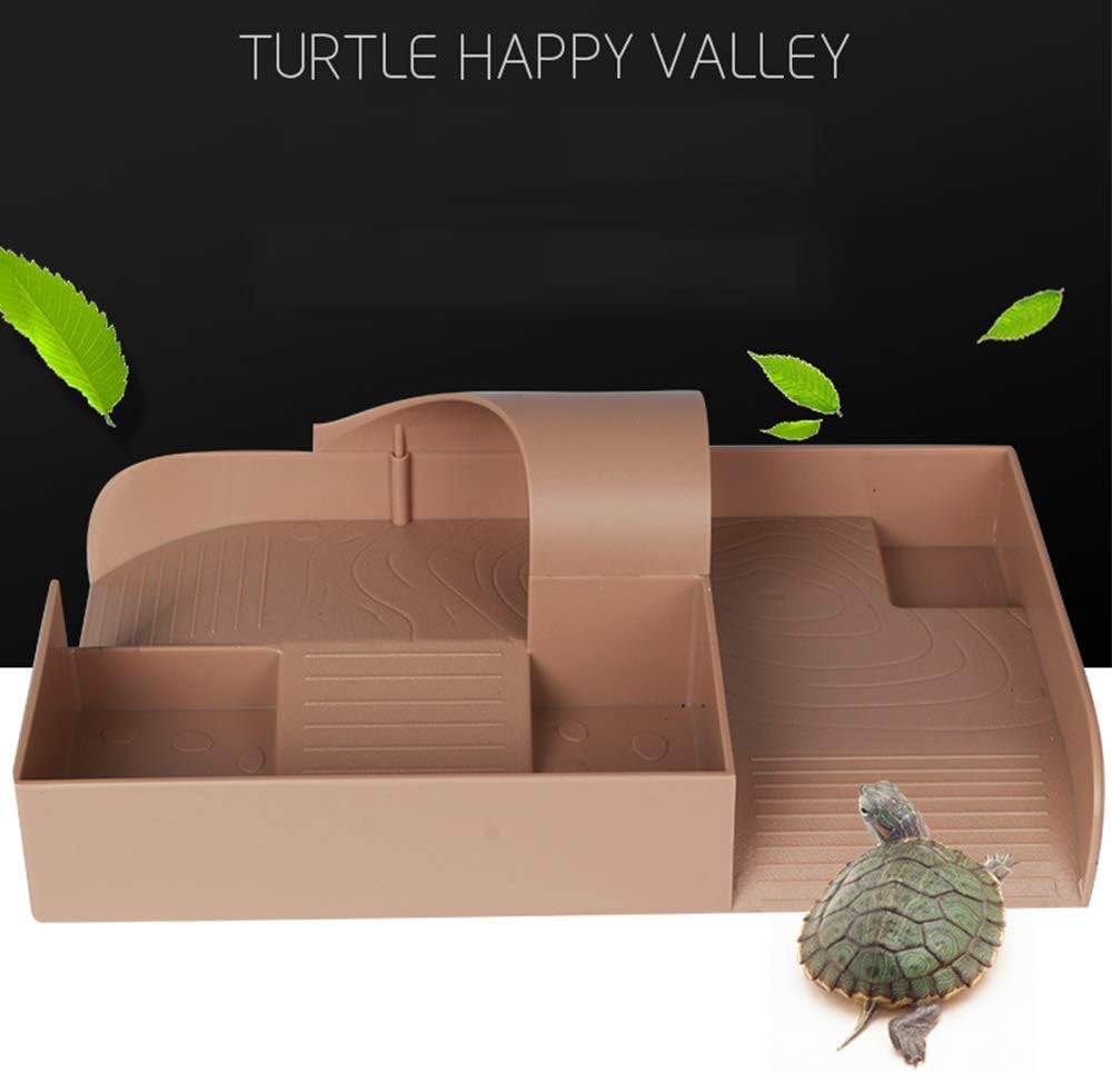 ZDJR Life Science Turtle-Topper Above-Tank Basking Platform,Plastic Turtle Resting Terrace,Turtle Resting Drying Platform