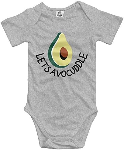 Let's Avocado Avocuddle Newborn Infant Baby Short Sleeve Bodysuit Romper Jumpsuits Playsuit
