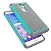 Tekcoo Honor 6X Case, Huawei Honor 6X Cute Case, [Tmajor] Shock Absorbing [Turquoise] Hybrid Rubber Silicone & Plastic Scratch Resistant Bumper Rugged Grip Sturdy Hard Cases Cover