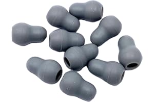 10 Pieces Silicone Stethoscope Ear Tips Replacements, Soft Replacement Ear Pieces Earbuds Compatible with Littmann Stethoscop