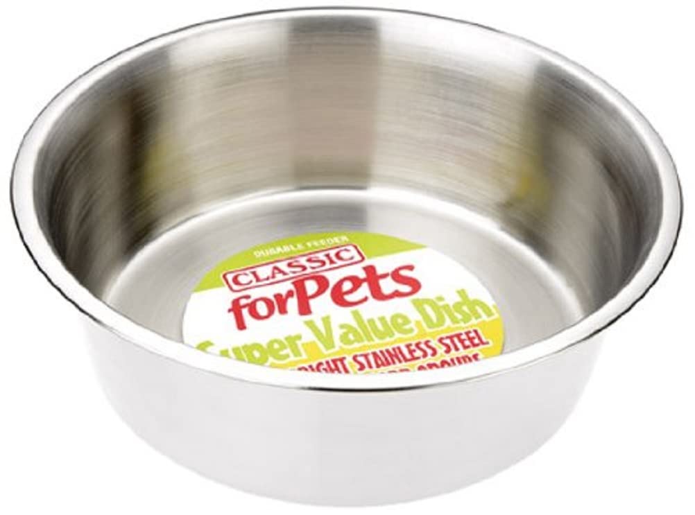 Classic Pet Products Classic Super Value Stainless Steel Dish, 4700 ml