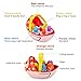 Vatos Baby Easter Egg Toy, Toddler Easter Basket for 1 2 3 4 5 Year Old Boys & Girls | Musical Easter Eggs with Colorful Changing Lights| Musical Easter Eggs for Babies