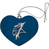 GRAPHICS & MORE Elizabeth City State University Primary Logo Heart Love Wood Christmas Tree Holiday Ornament