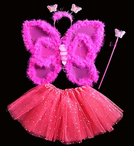 SSF Girls Butterfly Fairy and Angel Wings For Kids Birthday Halloween Party Costumes