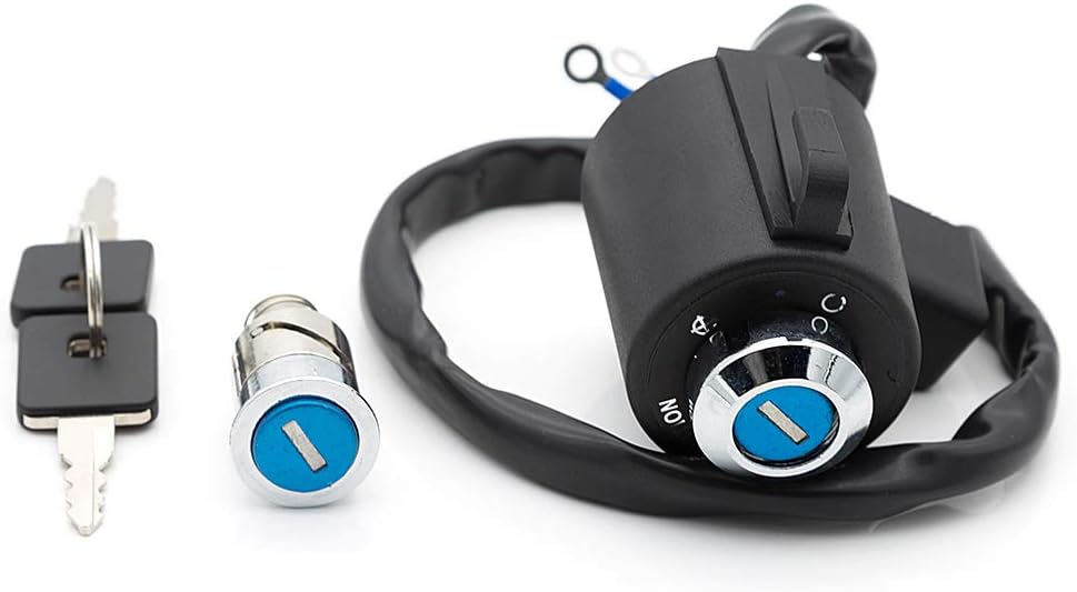 Motorcycle 3Wire Ignition Switch Lock Key for harley Sportster XL 883