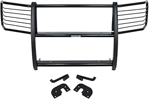 GO RHINO! Go Rhino 3000 Series Center Grill & Brush Guard | Mild Steel, Black | 3155MB | Fits 2003-2007 GMC Savanna Van; 2003-2023 Chevrolet Express Van