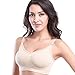 Anmengte Womens Seamless Push Up Nursing Bra Comfort Sleep Maternity Bralette (M, 03Beige)
