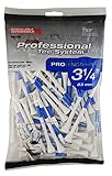 Pride Professional Tee System, 3-1/4 inch ProLength Plus Tee, 75 count, White