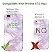 iPhone 7 Plus Case,iPhone 8 Plus Case,DOUJIAZ Shiny Rose Gold White Marble Design Clear Bumper TPU Soft Case Rubber Silicone Cover for iPhone 7 Plus/iPhone 8 Plus