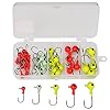 SHELURE-Fishing-Hooks-Saltwater-Set-Kit-With-Fishing-Tackle-Box-Fish-Jig-Heads